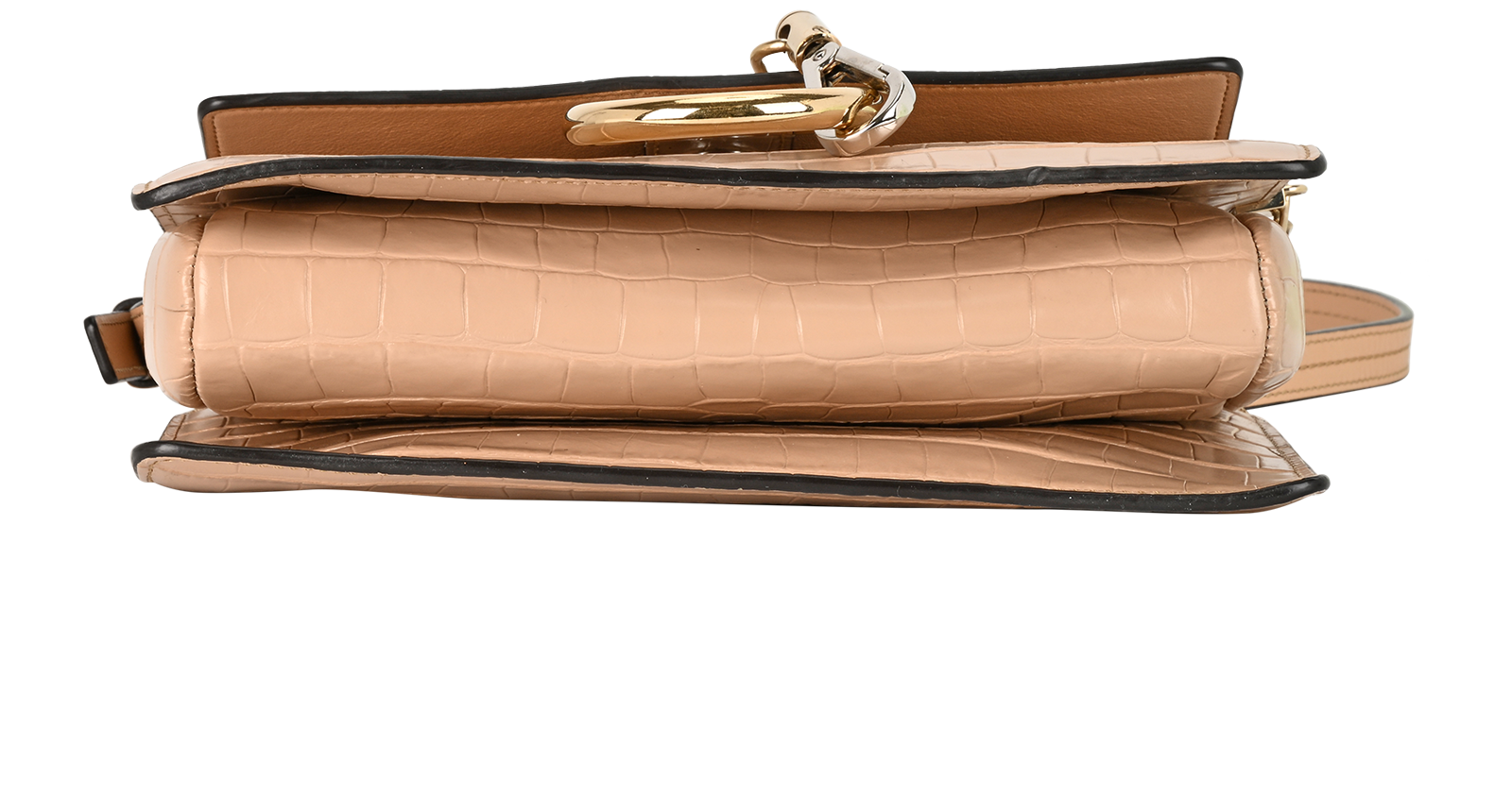 Faye Crossbody, &pound;320, Handbags, Nude, Leather, Top view